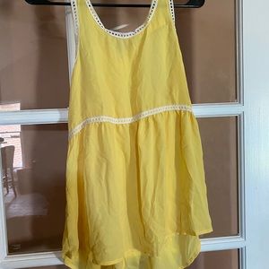 Slightly high low flowing top